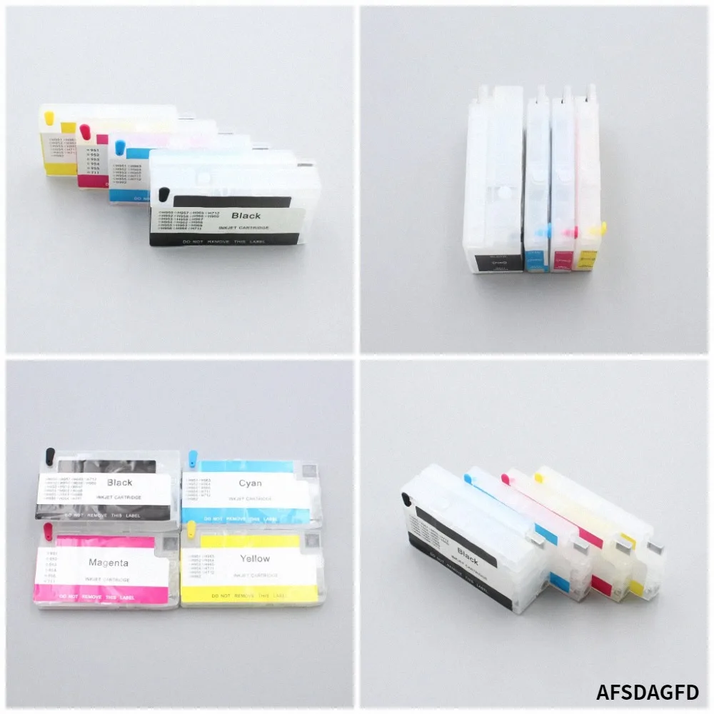 For HP 950 951 Refillable Ink Cartridges with ARC Chip 950XL 951XL for HP Officejet Pro 8100 8600 8610 8620 8660 8640 8615 8625