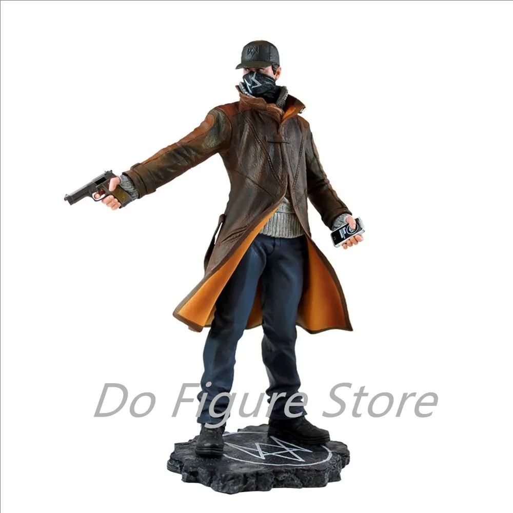 Watch Dogs 24cm Aiden Pearce Action Figure Collection Anime Figurine Official Gifts