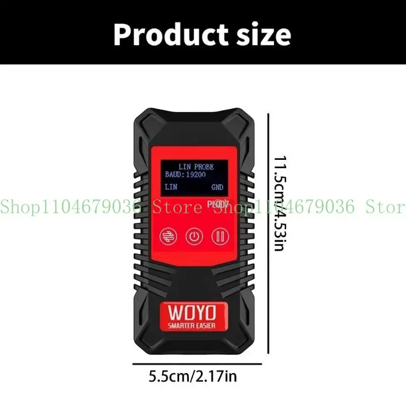 652F eficiente puede probador protocolo LIN PWM adecuado para diagnósticos automotrices con función velocidad