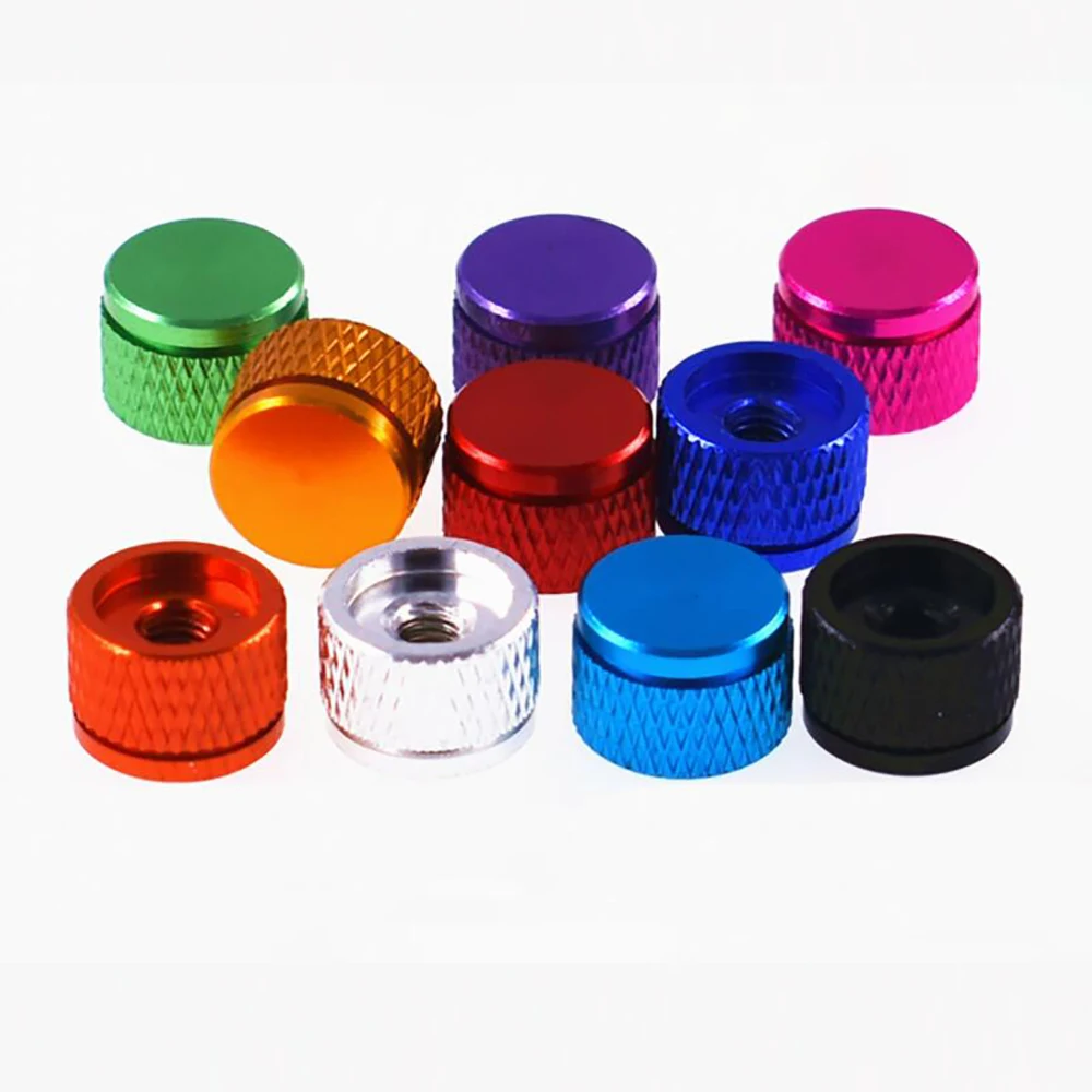 Weiyi 6 # -32UNC M3 M3.5 M4 Grobgezahnte Aluminium-Flügelmuttern in verschiedenen Farben, zum manuellen Festziehen, für Blindlöcher, Computergehäuse, PC-Teile – Detail 6