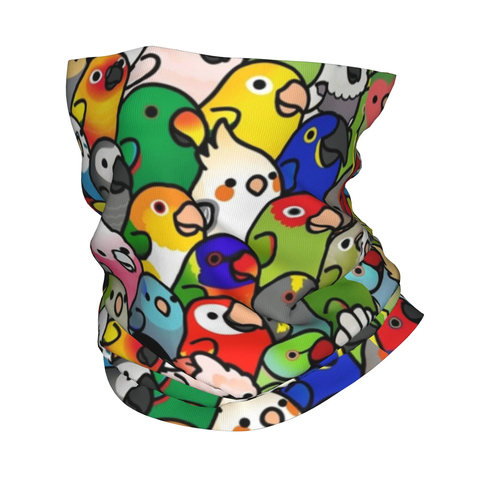 

Бандана с рисунком птицы корелла, гетры с принтом попугаев и животных Многофункциональная маска для лица с шарфом для езды на велосипеде для мужчин, женщин и взрослых