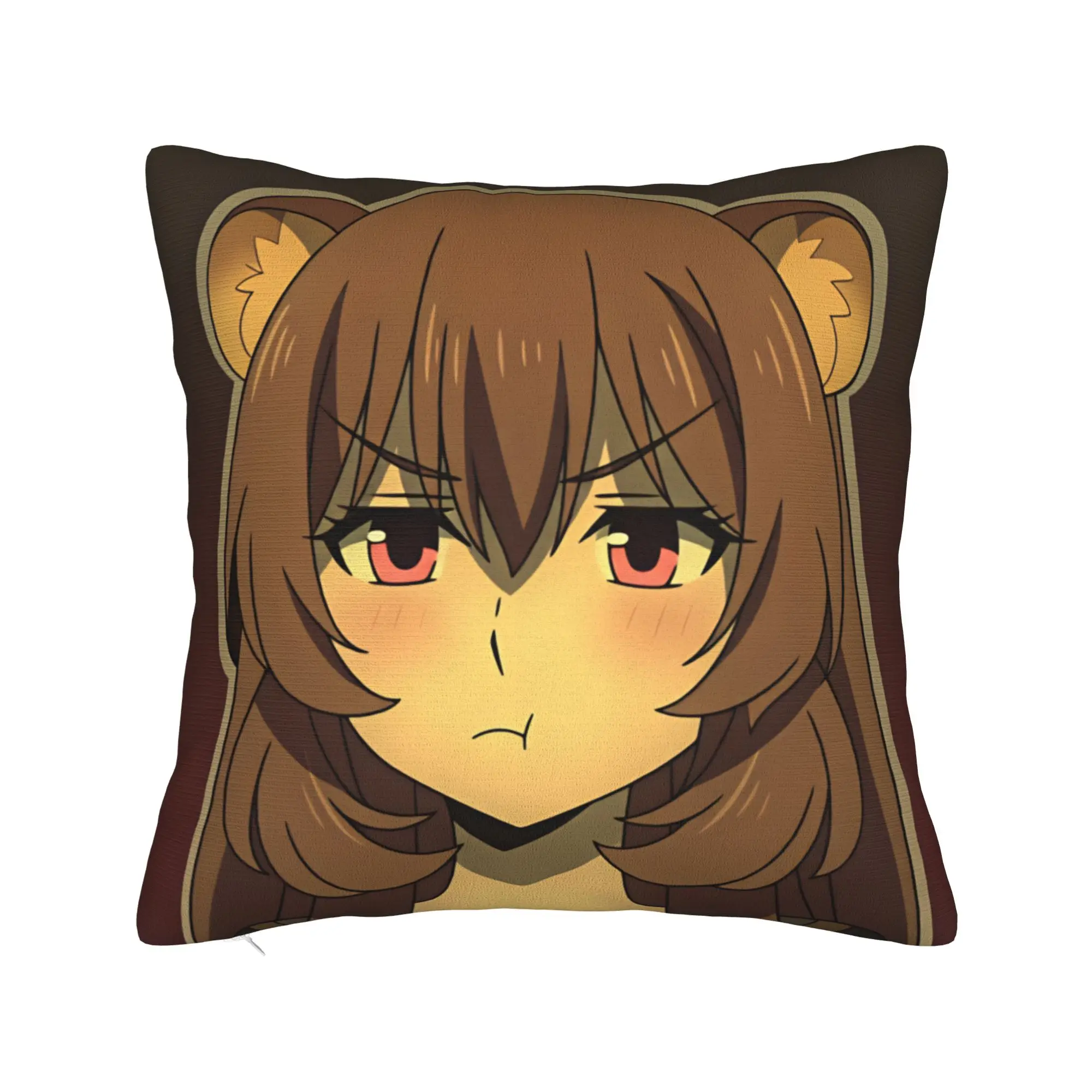 Raphtalia S-Shield Hero TRotSH Pillow Cover  Cute Funny Pillow Case For Living Room Bed Chair Design Pillowcases Gift Idea