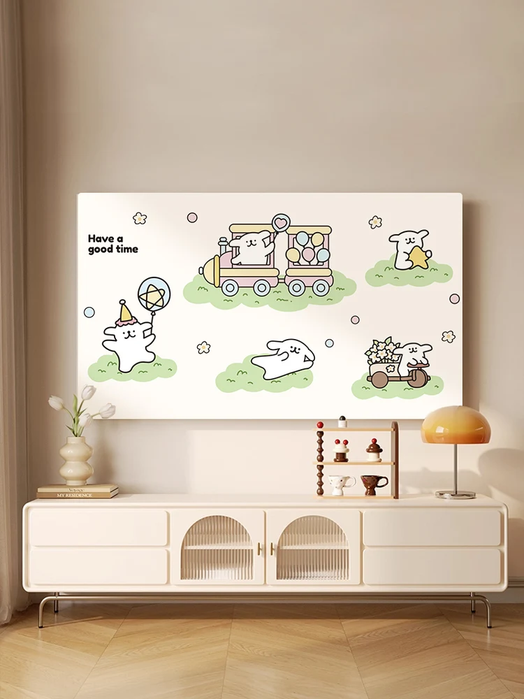 

Современный пылезащитный чехол для телевизора 65 дюймов, тканевый, для настольного использования, защитный, для дома