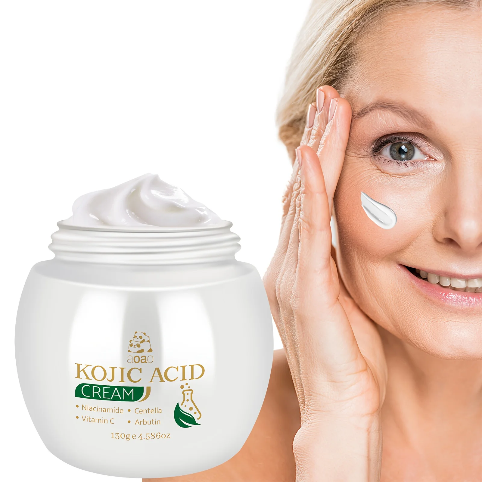 Kojic Acid Day & Night Facial Moisturizer, Vitamin E For Deep Skin Firming, With Collagen Non Greasy, Suitable For Sensitive And Dry Skin, Unisex.