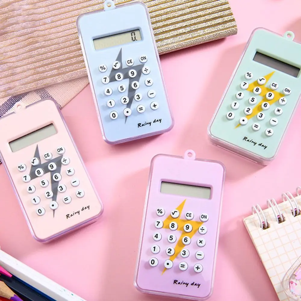 Fashionable Cartoon Maze Calculator Fun Portable Creative Calculator Cute Clear Numbers 4 Colors Calculator Gift