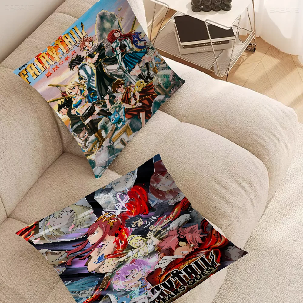 Anime Fairy Tail Pillow Gift Home Office Decoration Pillow Bedroom Sofa Car Cushion CoverPillow Case