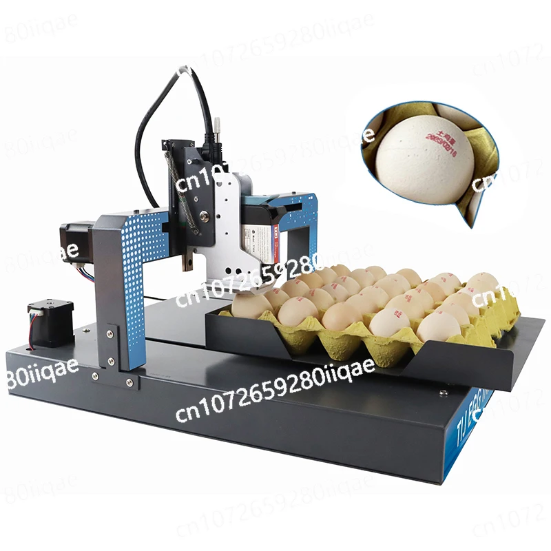 Automatic bulk egg printer date batch number continuous egg inkjet printer code