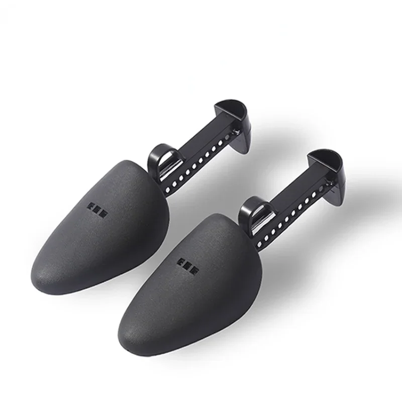 1 Pair Plastic Shoe  Stretcher Adjustable For Women Men Unisex Black