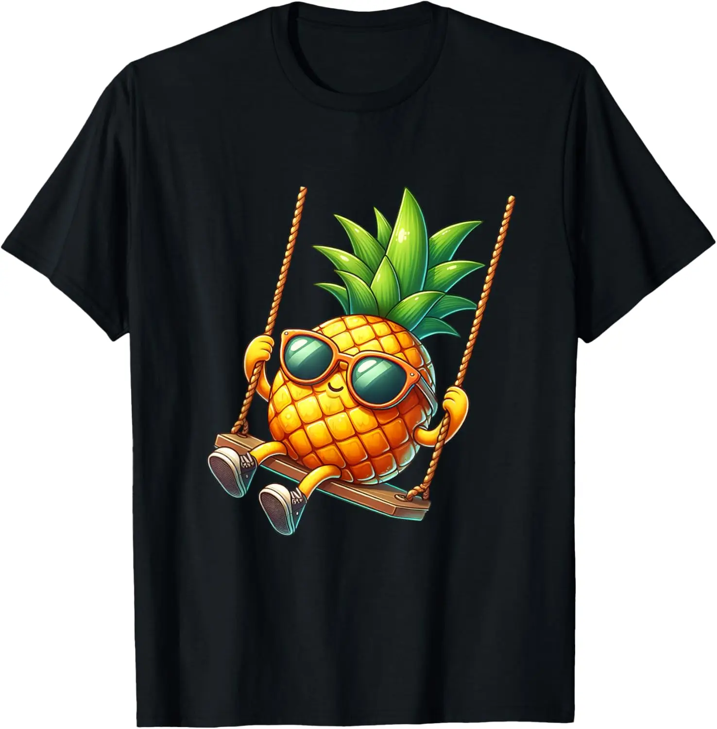 

Funny Swinging Pineapple Swinger Pineapple Tshirt Men T-Shirt