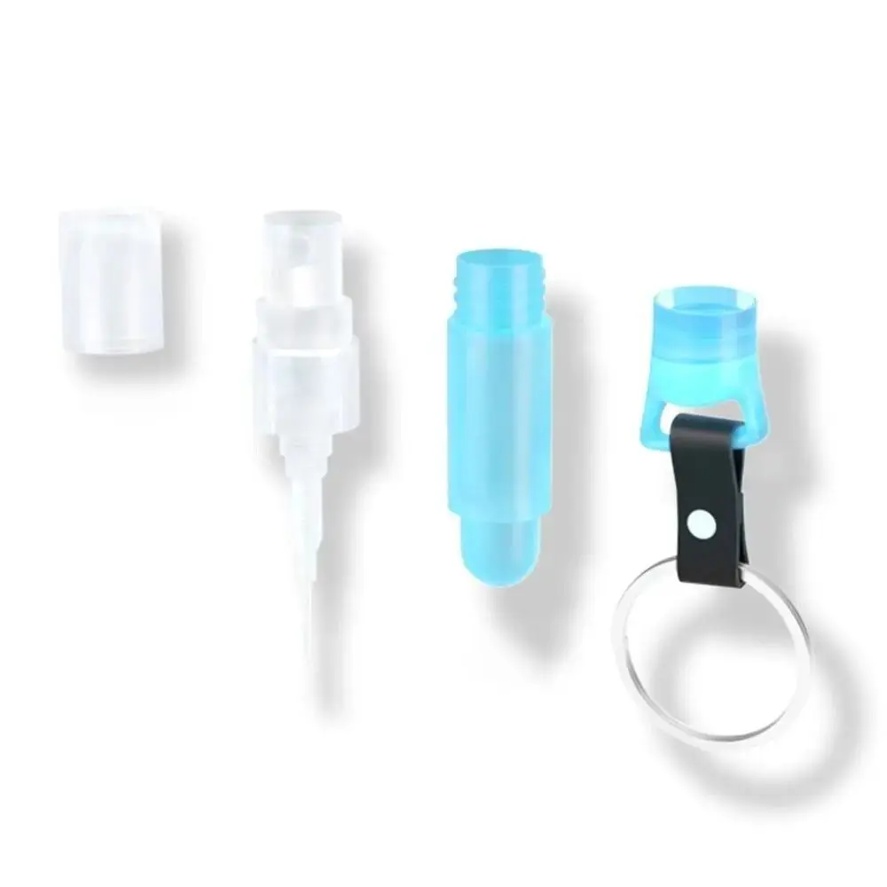 クリエイティブな新型プレス式エレベーターボトルペン型キーホルダー付きスプレーボトル携帯用3MLスプレーボトル男女兼用