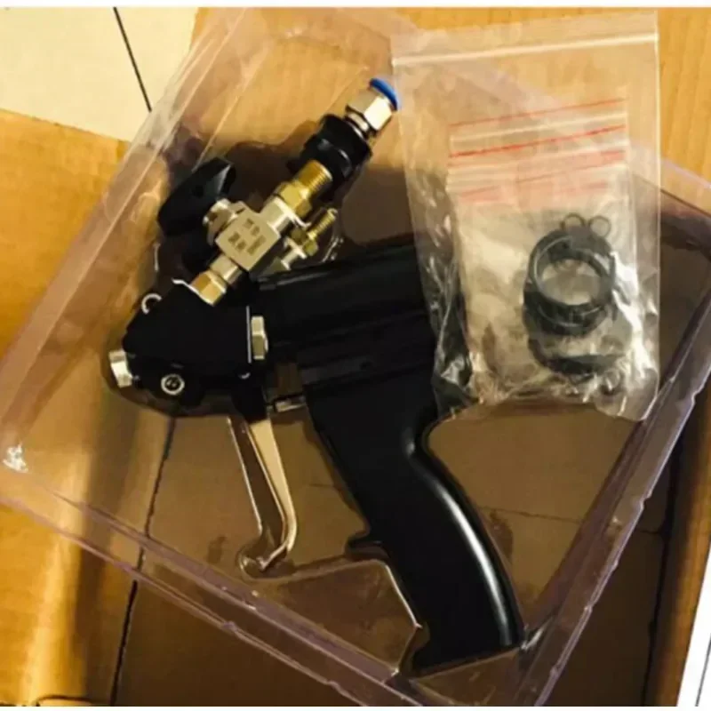 New Foam Spray Gun P2 High-pressure Pneumatic Two-component Spray Machine Accessories Polyurea Spray Gun