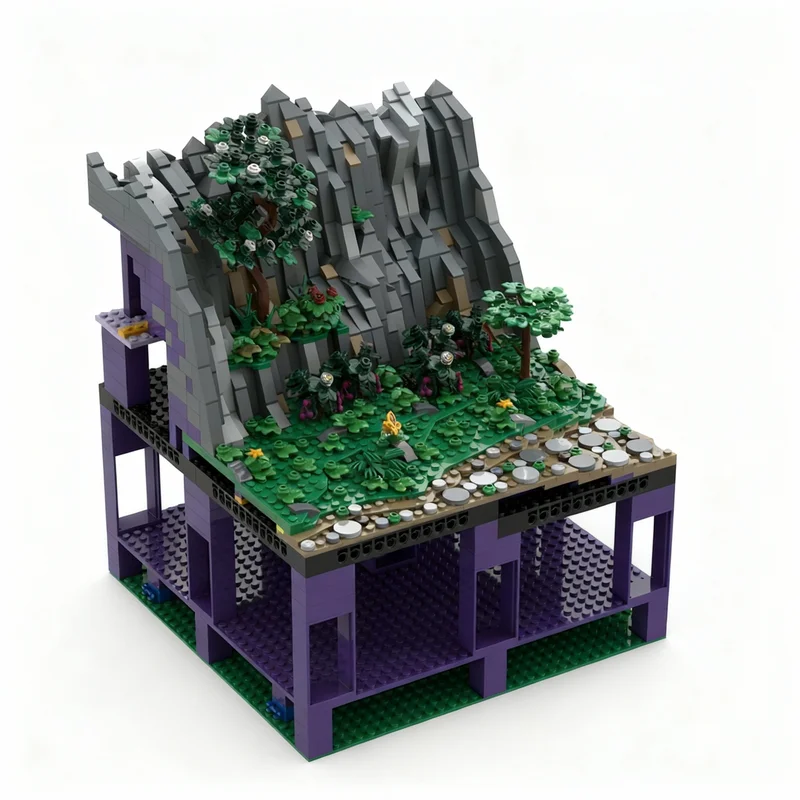 ตัวต่อ MOC ปราสาทฮอเฮนเกอร์โอลด์เซ็ค ชุดที่ 1 จำนวน 1327 ชิ้น ของเล่นตัวต่อแบบสถาปัตยกรรม ของขวัญคริสต์มาส ของเล่นเสริมพัฒนาการ