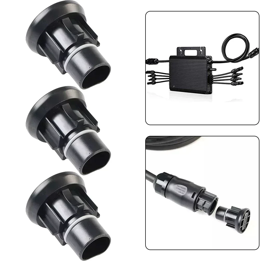 PPO Material Solar Panel Waterproof Connectors End Cap For Betteri BC01 FeMale Waterproof Connectors End Cap For Betteri