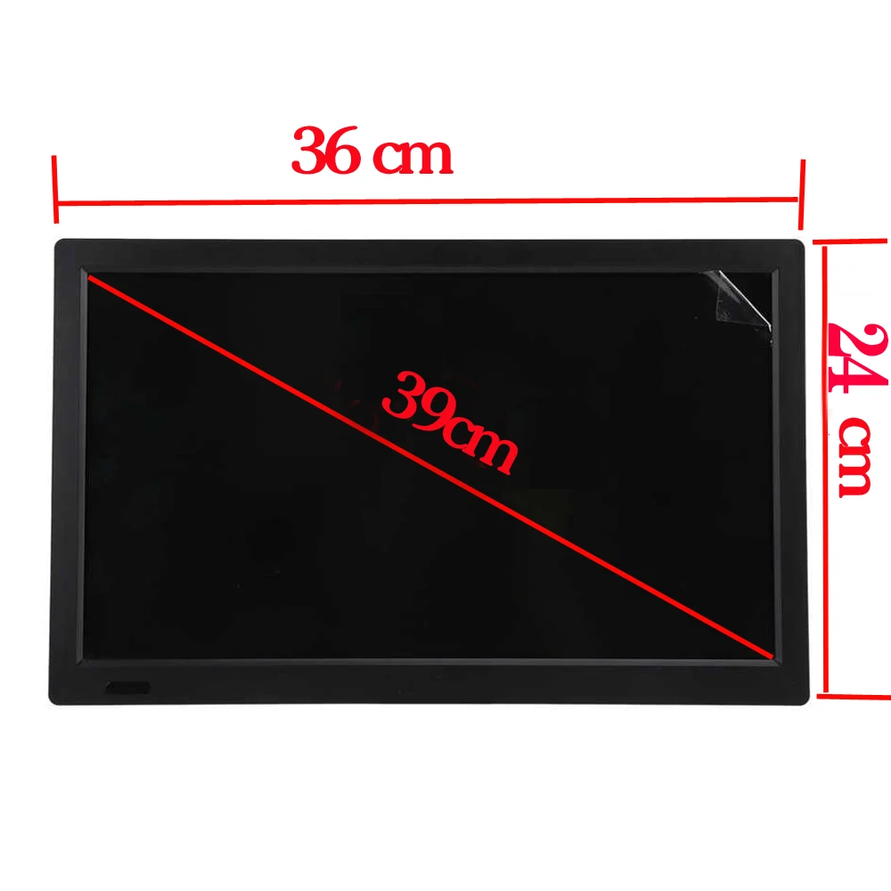 Rechargeable LEADSTAR D16 15.4 Inch Portable Mini Digital TV Support DVB-T2 ISDBT ATSC Hevc H265 10Bit Code Car Kitchen TV