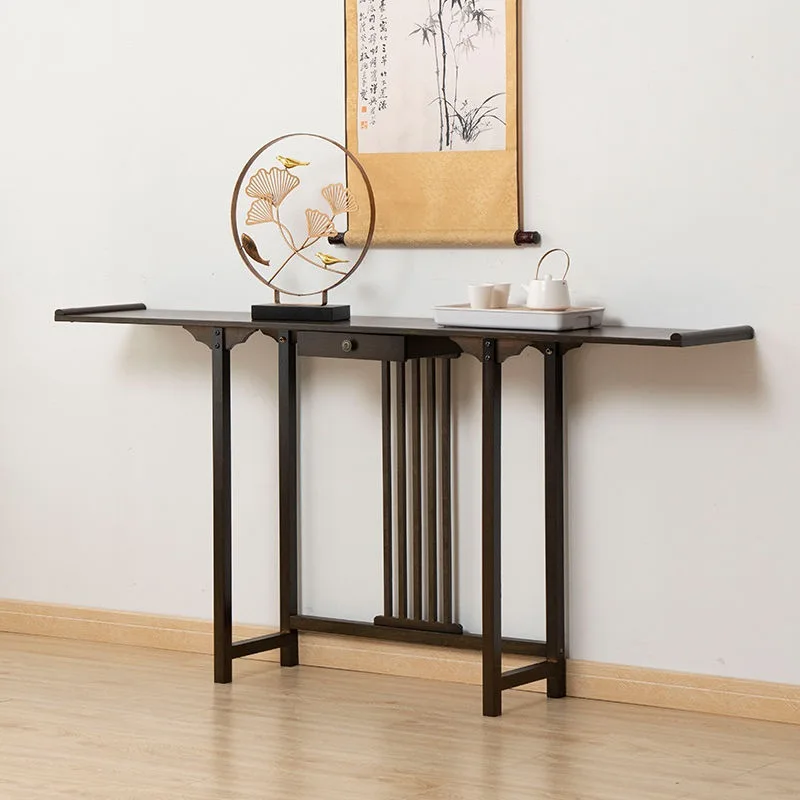 

New Chinese-style entrance table Zen hall table modern simple living room strip case end view table entrance c