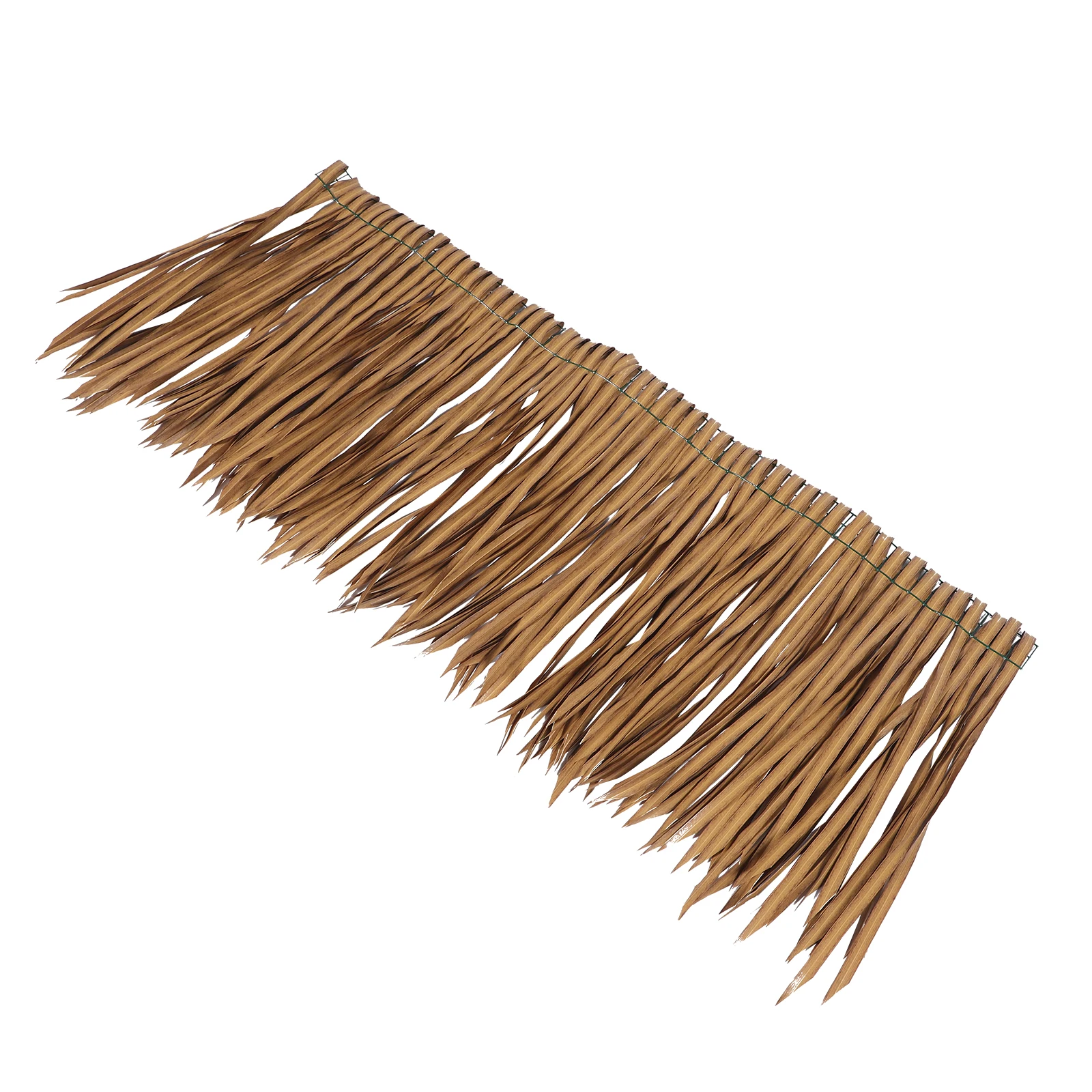 

Decorative Artificial Thatch Roofing Lifelike Straw Cover for Indoor Outdoor Use Rustic Farmhouse Style Synthetic Thatch Roof