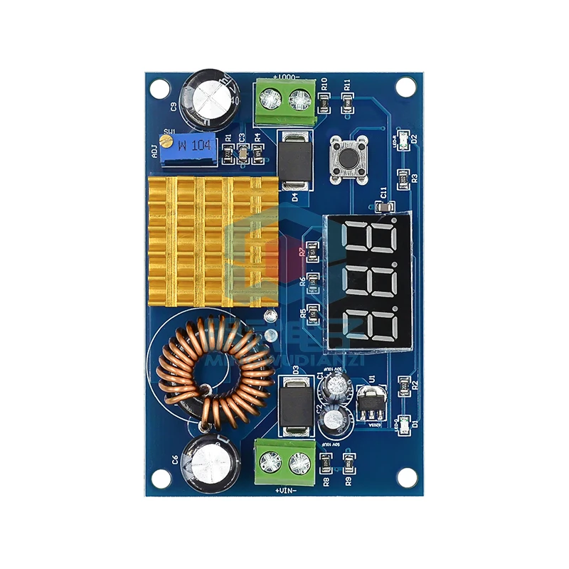 XH-M411 DC-DC Digitale Boost Board Boost Module High Power Boost Board Verhoogt 5-45V Output 5a