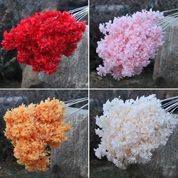 Silk Hydrangea White Branch, Snow, All Over The Sky Star, Artificial Cherry, DIY Home Party, Wedding Arch Decoration, 90cm