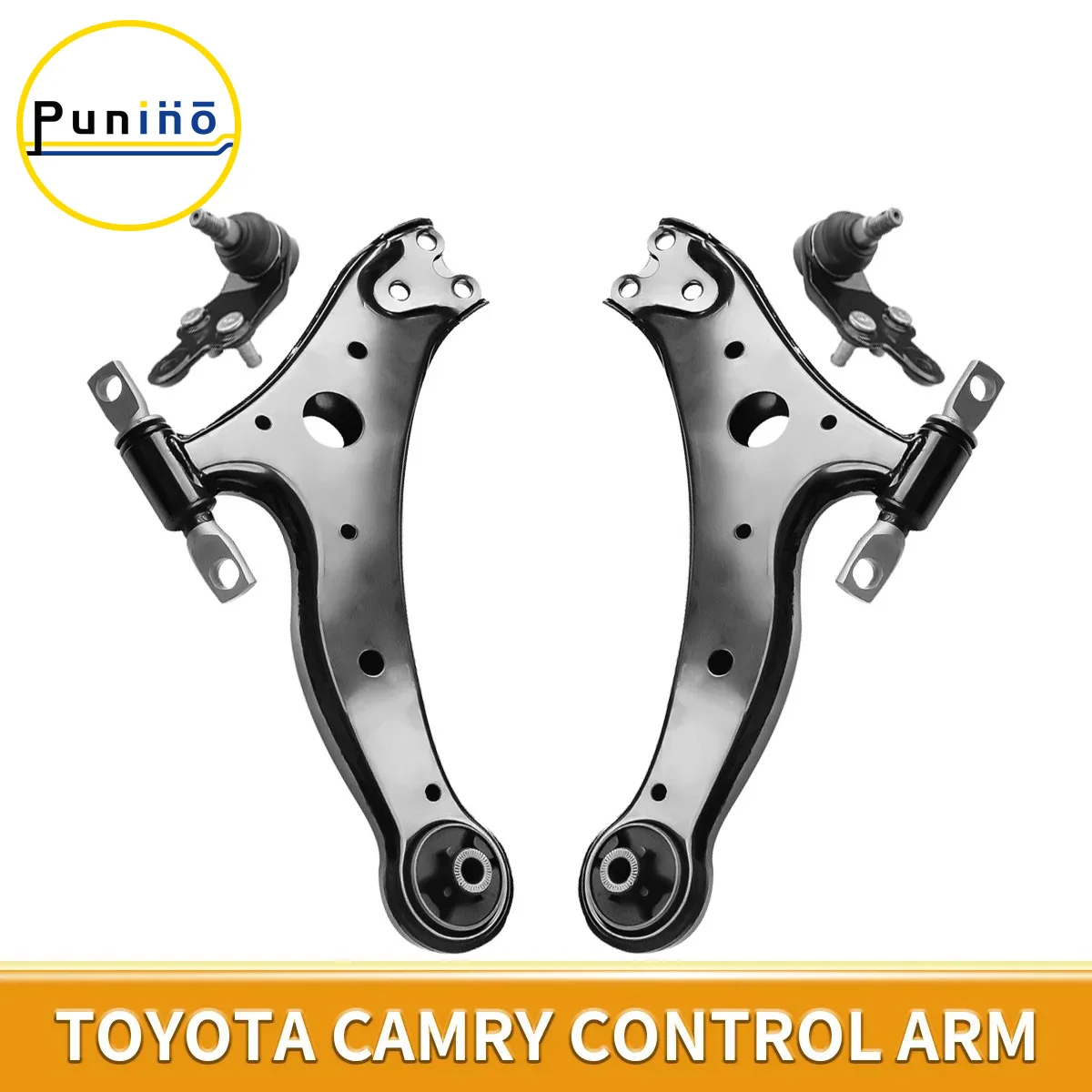 

Punino 4pcs Front Lower Control Arm and Ball Joint for Toyota Camry Avalon Lexus ES300h ES350 2005 2006 2007 2008 2009-2018