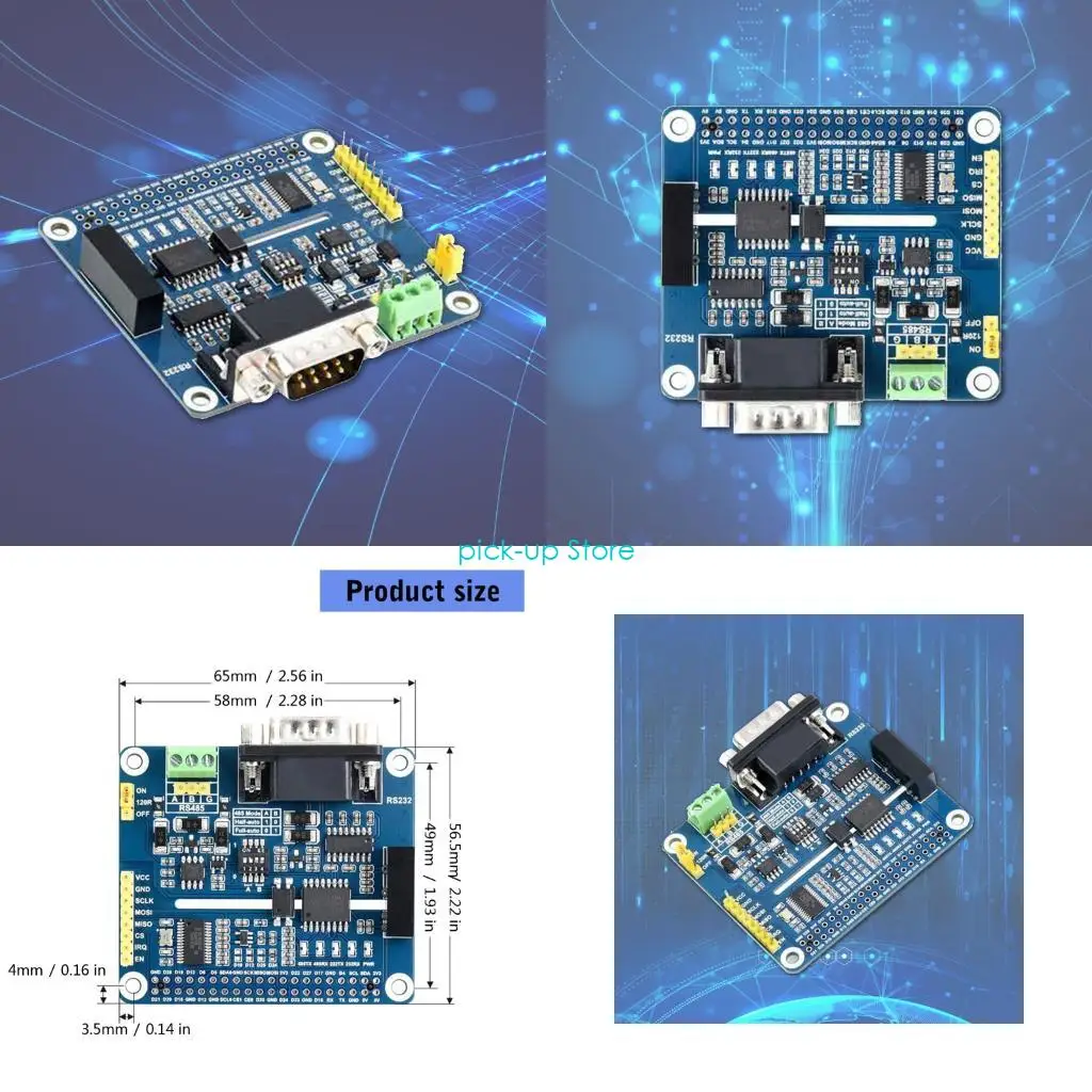 

ШЛЯПА расширения Q5WA High RS485 RS232 с изоляцией и совместимостью оптопары