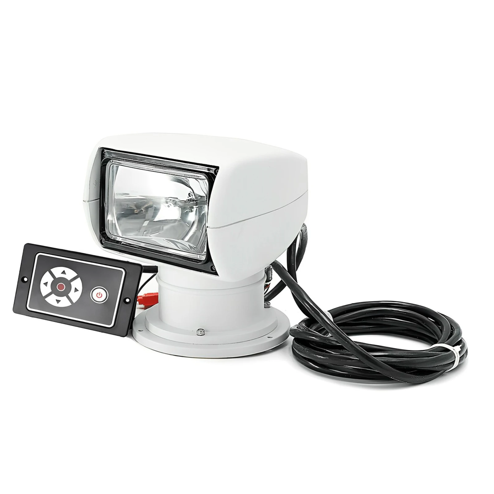 Projecteur de bateau en métal télécommandé, budgétaire de bateau marin, budgétaire LED, lumineux, étanche, 12V