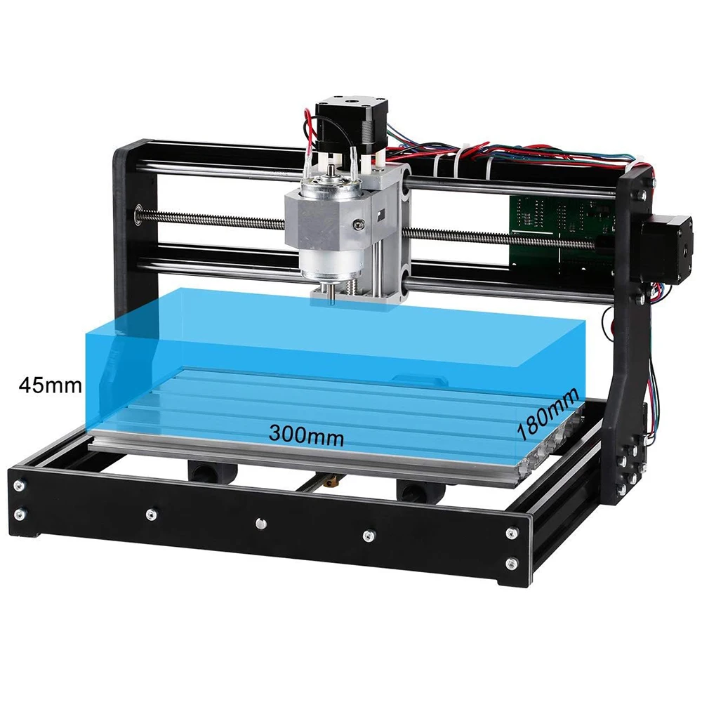 Cnc 3018-pro grbl controle 3 eixos desktop diy mini kit roteador de madeira gravador carpintaria pcb pvc fresadora máquina de gravura