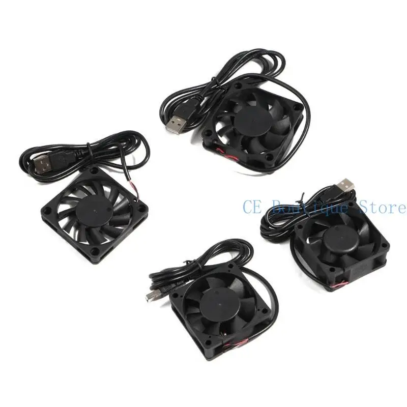 652F 60 -мм вентилятор 5V Питания ПК Радиатирование 6010 6015 6020 6025 Case Fean Cooling Blower для коробки/AV Cabinet