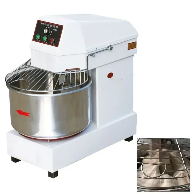 

Hot sell 5kg 8kg 10kg 12kg 15kg 20kg 25kg 50kg kneader pizza dough flour mixer machine spiral mixer bread dough mixer