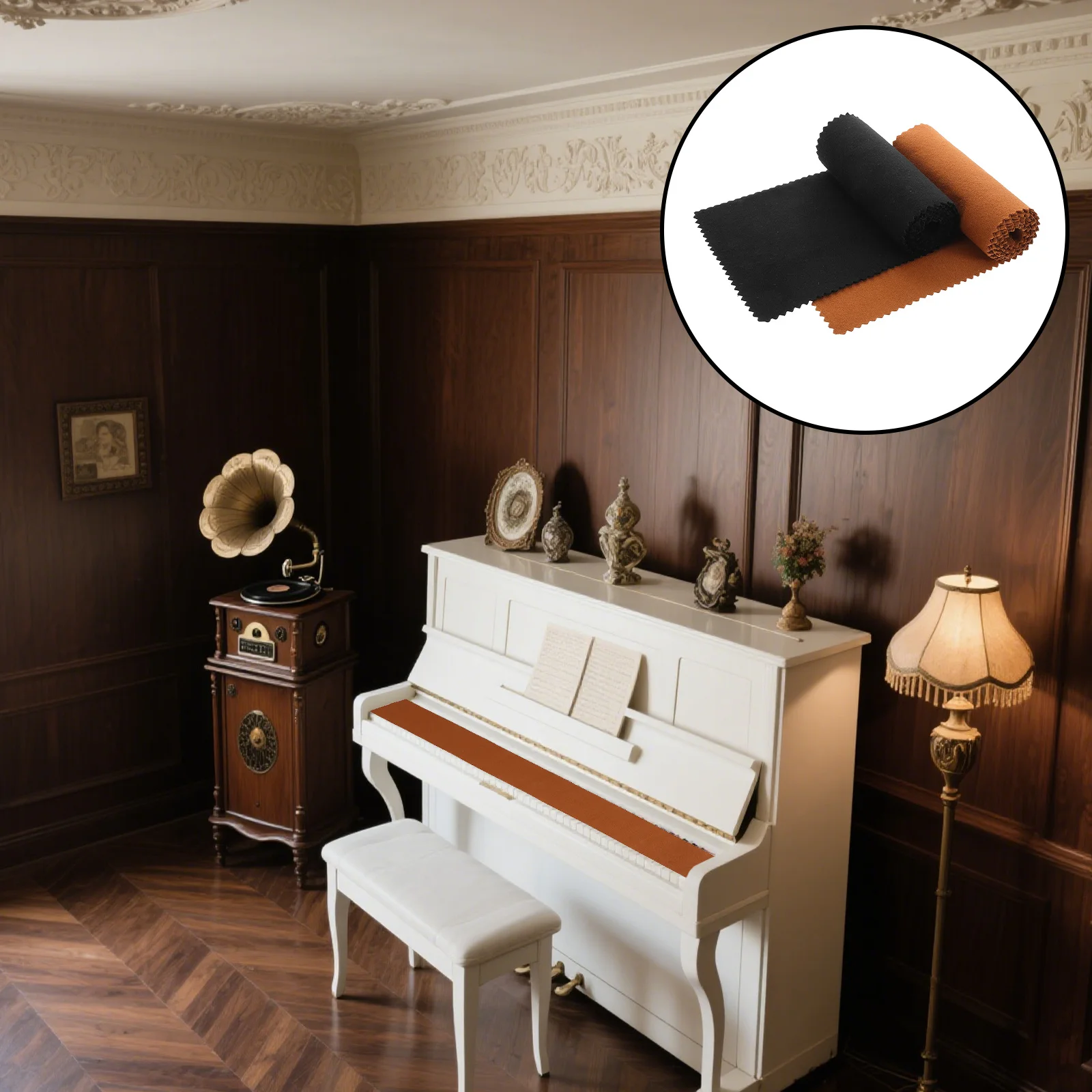 

2 Pcs Digital Piano Keyboard Protective Cover 88 Keys Electronic Dust for Electronics