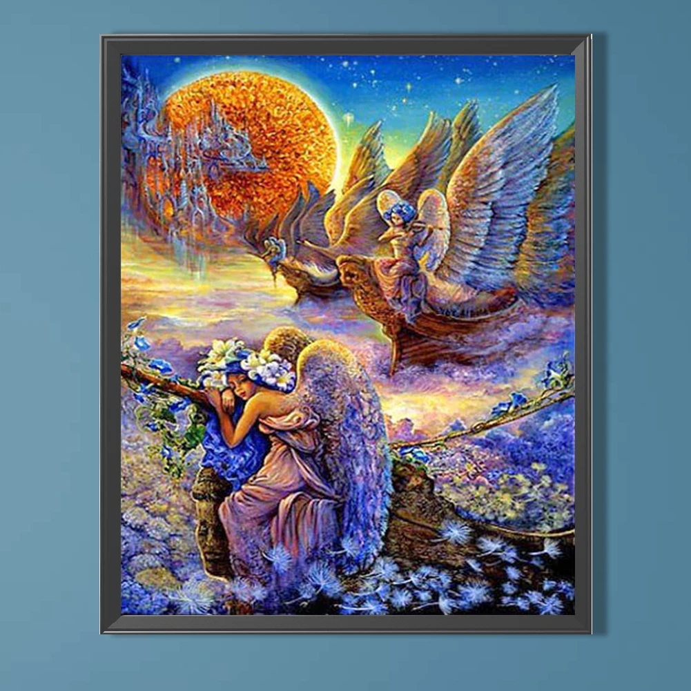 

5D DIY Полный круглый дрель Алмазная картина Миф Набор Домашний декор Художественное ремесло 30x40 см