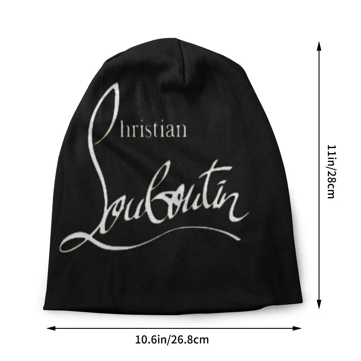 Custom Christians High Heels Louboutins Logo Beanies Caps For Men Women Unisex Cool Winter Warm Knit Hat Adult Bonnet Hats