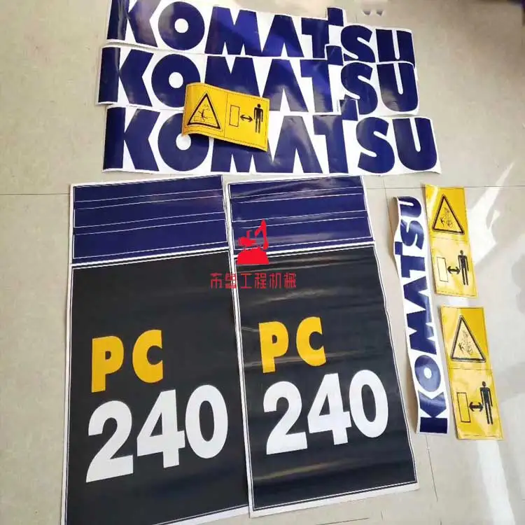 Excavator Parts For Komatsu Whole Car Sticker 56/60-7/130/200/220/270/360/450-7 Logo