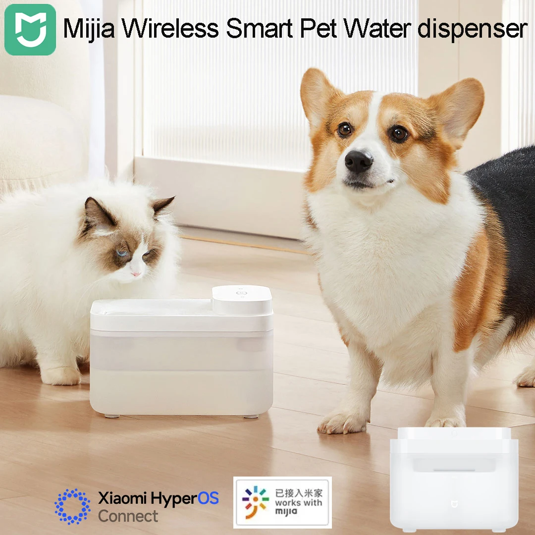 

Mijia Wireless Smart Pet Water Dispenser Dog Cat Automatic Induction Mute Drink Feeder ABS 3L 5000mAh Rechargeable Battery