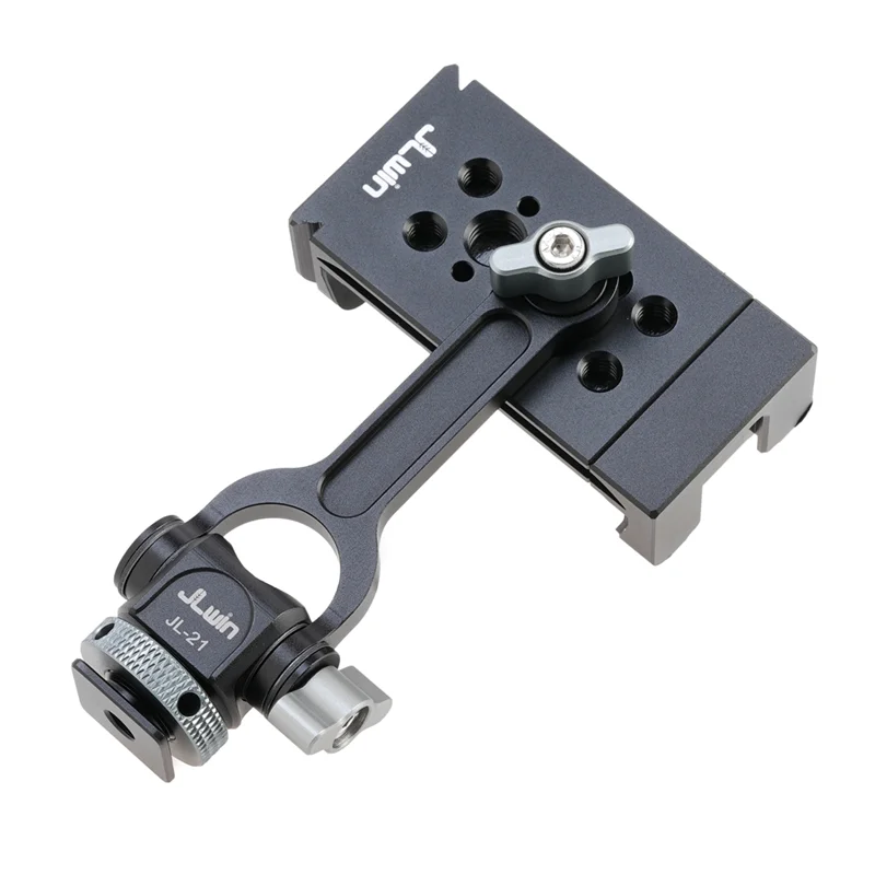 Jlwin Cell Phone Mount Holder Tripod Adapter Clip With Cold Shoe For Iphone 16  Vlog Holder Smartphone Accessories