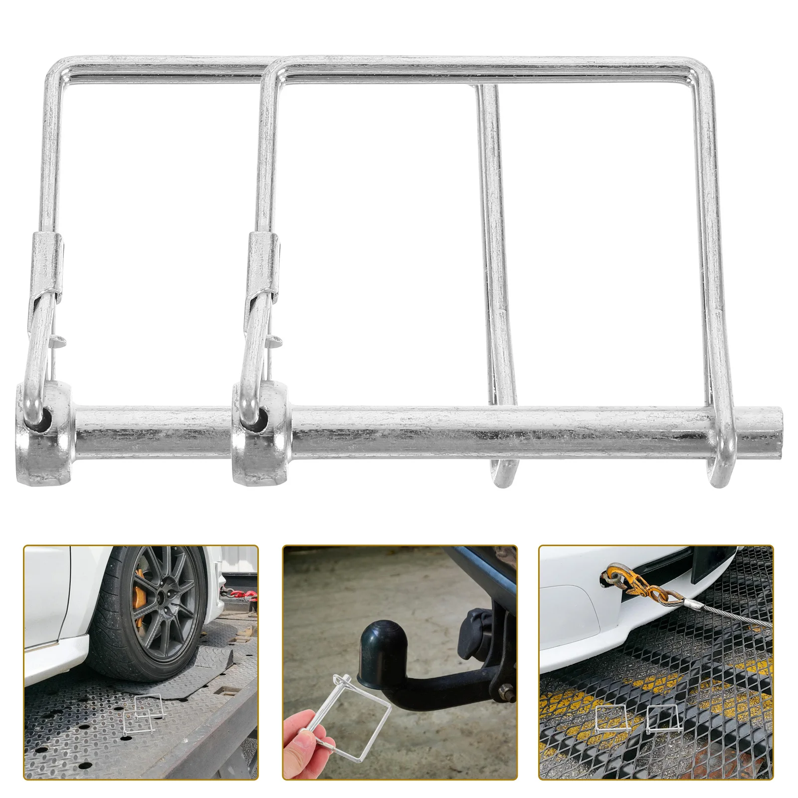 

4Pcs Safety Lock Pins Trailer Locking Coupler Heavy Duty Hitch Pin Trailer Hitch Lock Pin for Gardening Farming