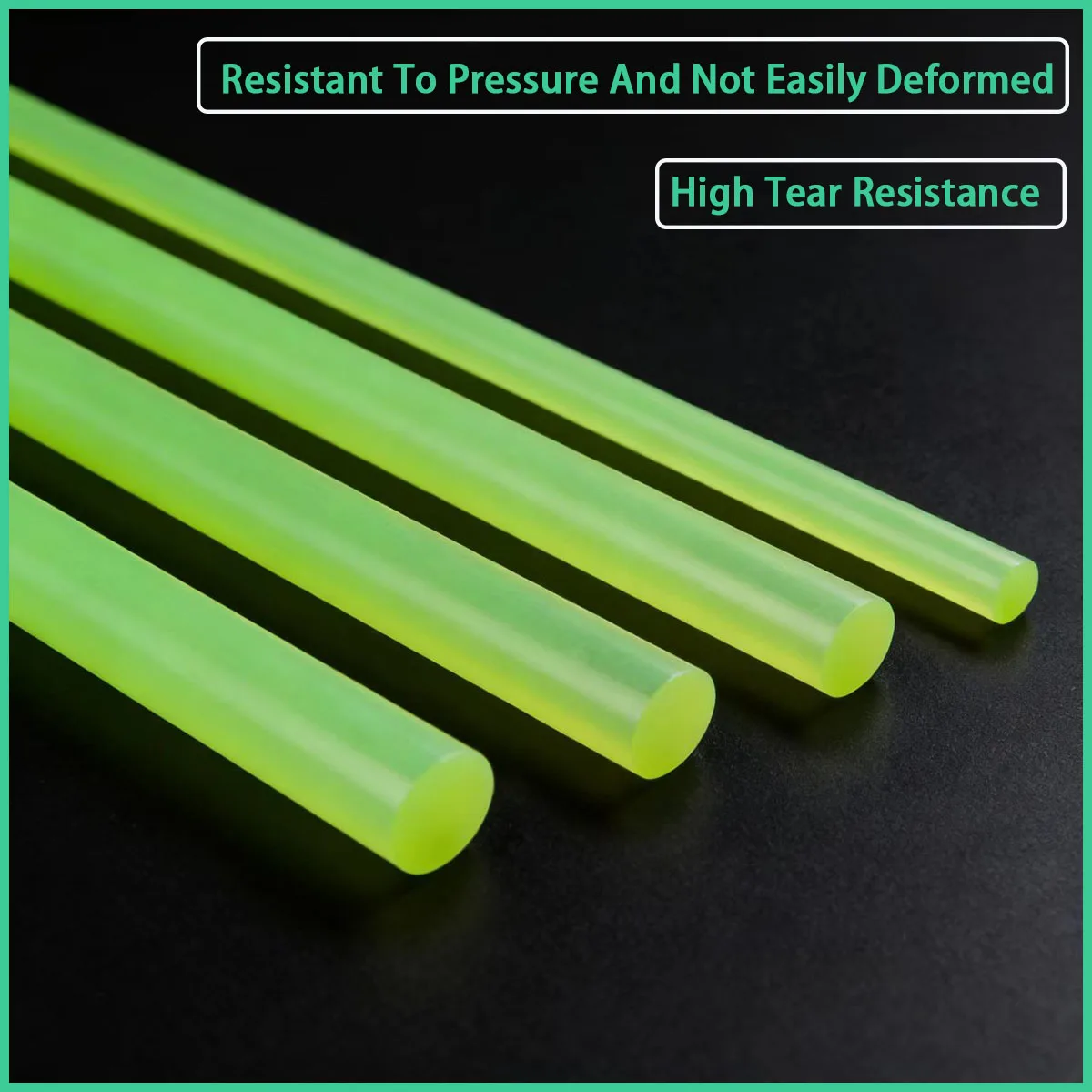 Diameter4mm-60mm polyurethane PU solid round rod suitable for mechanical manufacturing, printing