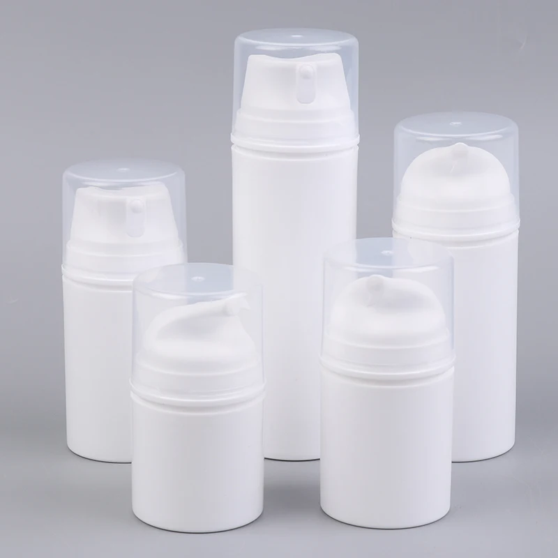 Airless Cosmetic Travel Size Vacuum Pump Bottles, Refillable Emulsion Dispenser for Cosmetics, Airless Container Set 35g-200g - view 5