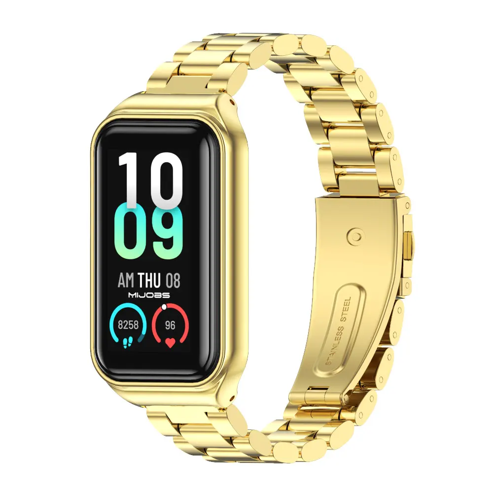 Pulsera de metal para Amazfit Band 7 Correa Reloj inteligente Correas Pulseira para Huami Amazfit Band 7 Reemplazos de versión global