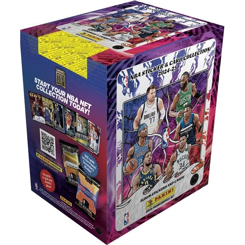 2024-25 Panini NBA Basketball Sticker Collection Box 50 Packs Doncic Curry Limited Card Fan Gift view 3