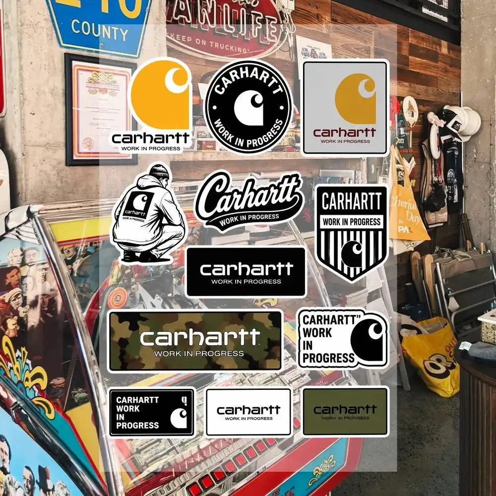 C-arhartt W-IP Ästhetische Graffiti-Aufkleber Wasserdichte PVC-Aufkleber für Auto, Motorrad, Skateboard, Helm, Notebook