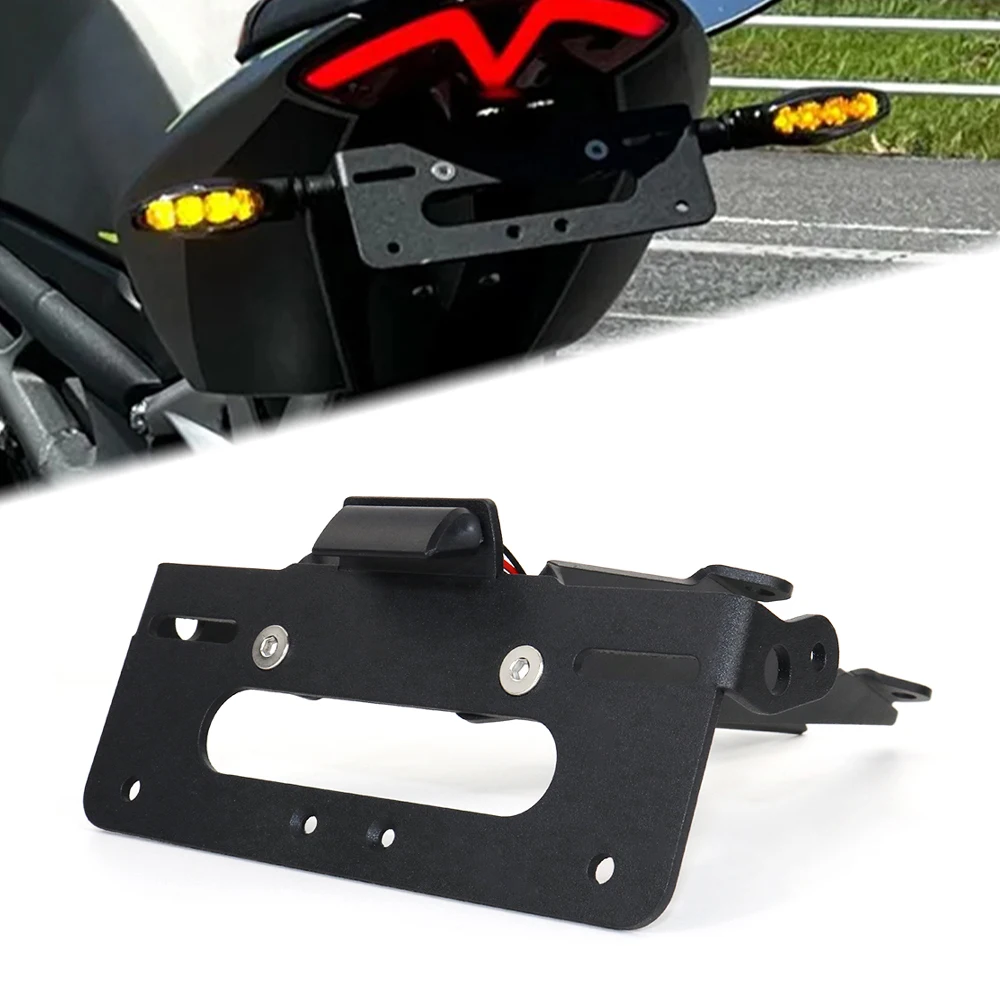 Motorcycle License Plate Holder License Bracket Tail Tidy Fender Eliminator Fit For Triumph Speed Triple 1200RS 1200RR 2021-2024