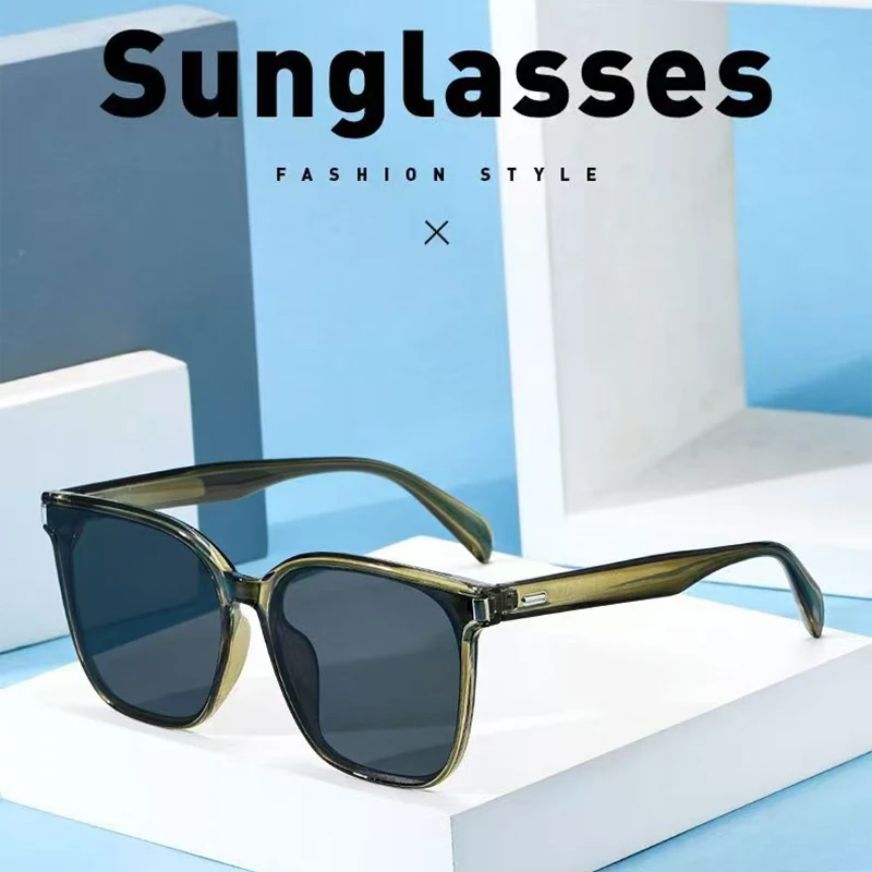 خمر الكلاسيكية مربع نظارات شمسية النساء الرجال الرجعية الاتجاه النظارات الشمسية الترفيه الصيد ظلال سيدة رجل نظارات واقية UV400 #1