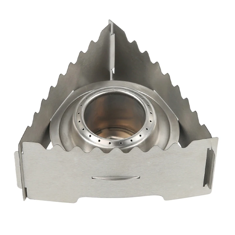 Stove for Cross Stand Foldable Ultralight Support Stand Stove Shelf Holder for BURNER Stand Stainless for Picnic
