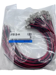 10 pz elettrovalvola serie SY Plug-in Wire SY100-30-4A-6/10/20/30/50 SY3120/5120 7120 bobina universale linea di alimentazione SY100 SMC-type