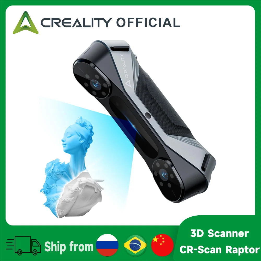 Creality 3D スキャナー CR-Scan Raptor ハンドヘルドスキャン 0.02 mm