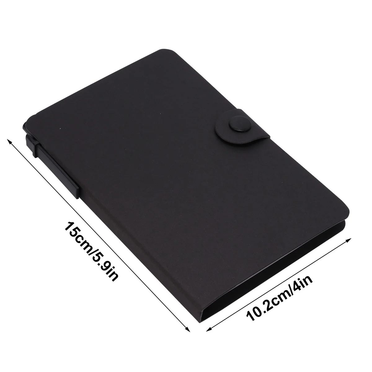 1 Set Sampul Kertas Kraft Buku dengan Tempat Pena Bantalan Memo Perekat Berbasis Air Portabel untuk Penggunaan Sehari-hari Perjalanan Kantor