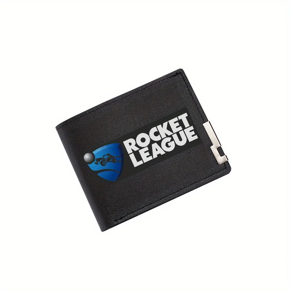 

Автомобильный мяч, синий щит, игра Rocket League, мужской кошелек с принтом, простой современный стильный бизнес, Рождество отца и бойфренда