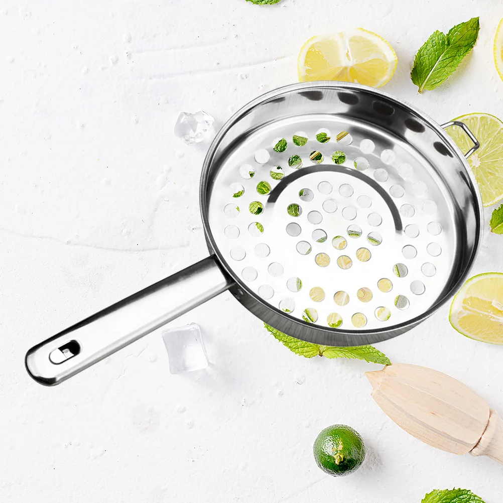 

Stainless Steel Cooling Ladle Long Handle Large Scoop Bending Design Pot Sticking Food Serving Spoon Hot Pot Colander