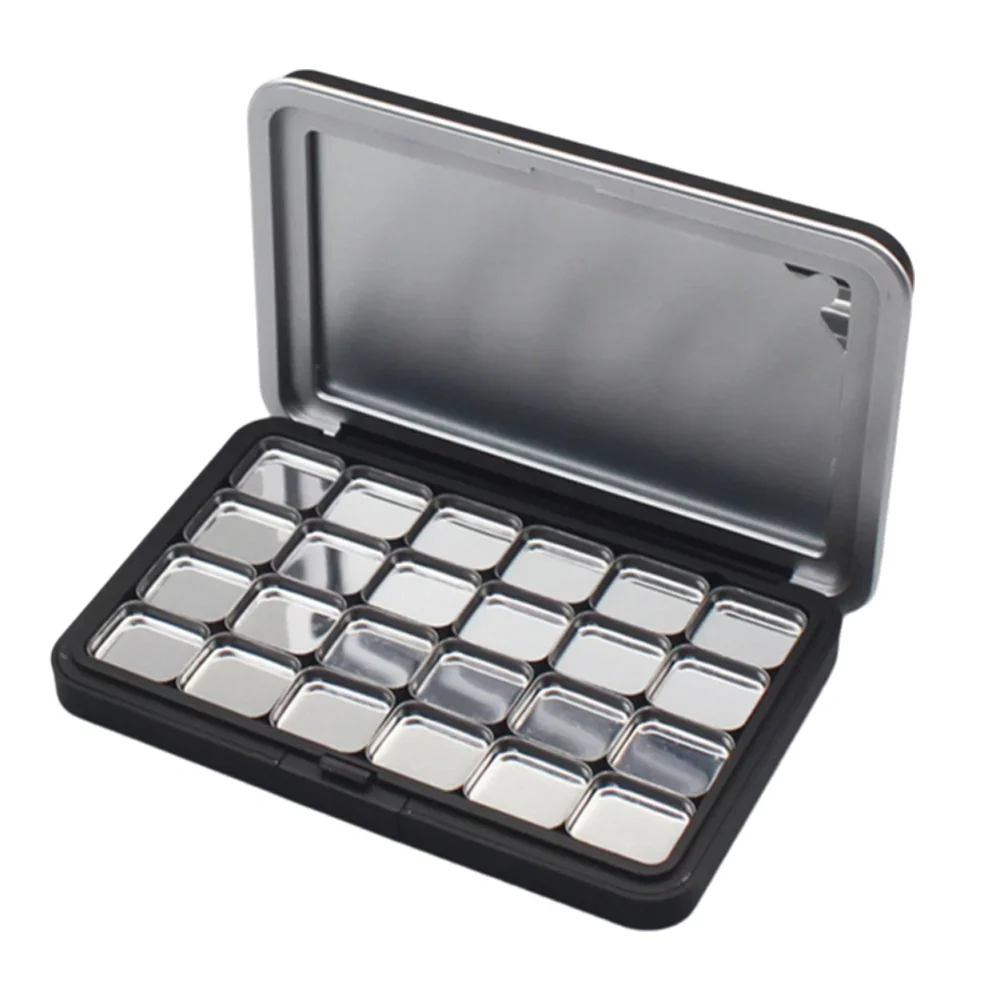Multi-grids DIY Eyeshadow Palette Empty Matte Black Magnetic Makeup Palette Match By Oneself ABS Eye Shadow Palette
