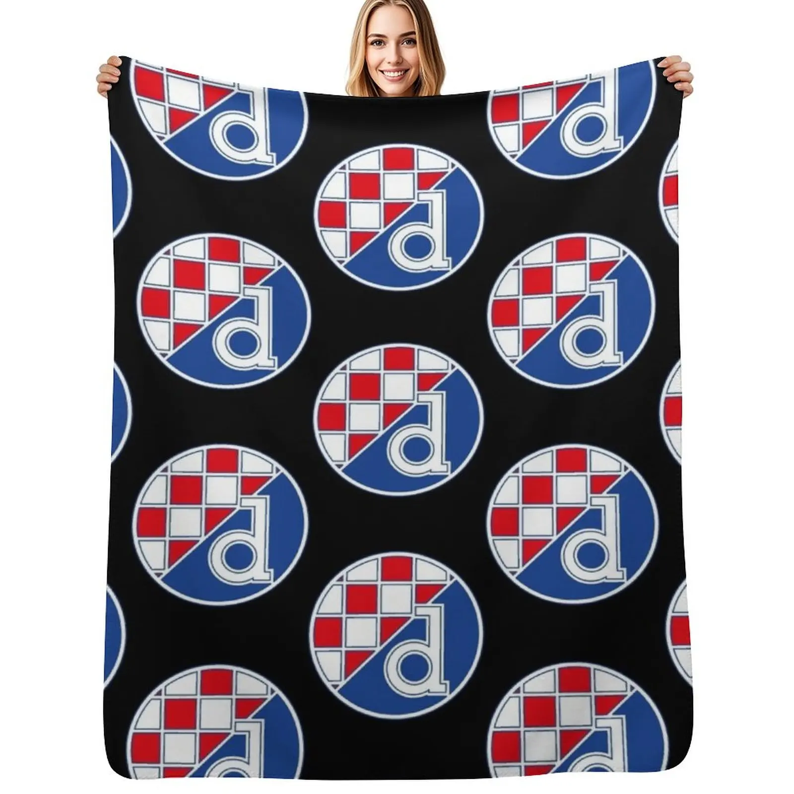 Dinamo Zagreb Throw Blanket Ultra Plush Cozy Blanket for Napping Sleeping